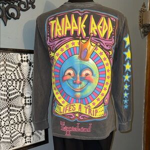 Urban Outfitters Black Graphic Long Sleeve Tee